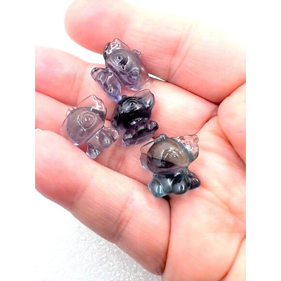 Adorable Mini Fluorite Stitch Carving - Random Choice - Picture 3 of 4